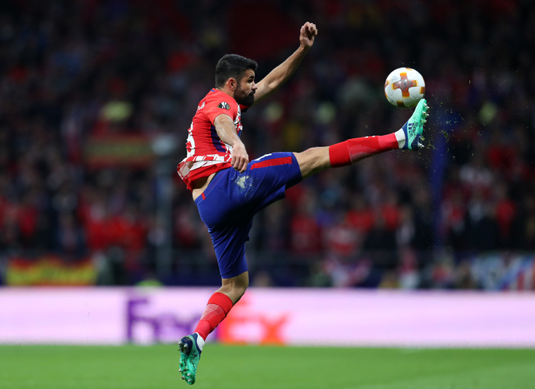 Atletico vs Arsenal - Diego Costa scoring