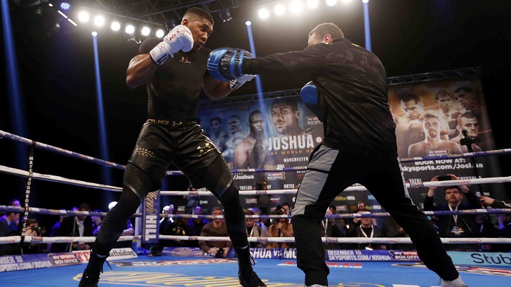 Anthony Joshua training