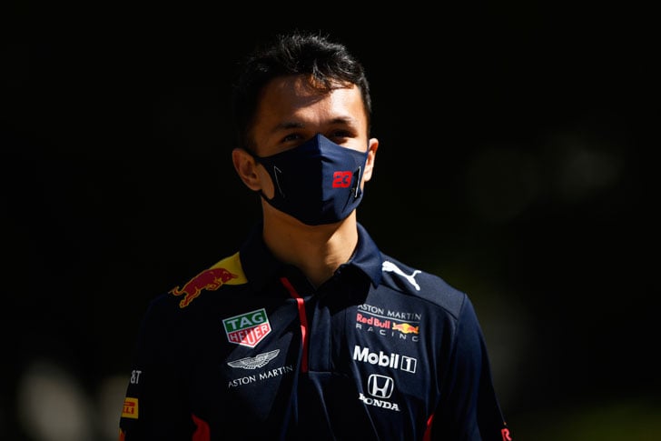 Alexander Albon of Red Bull