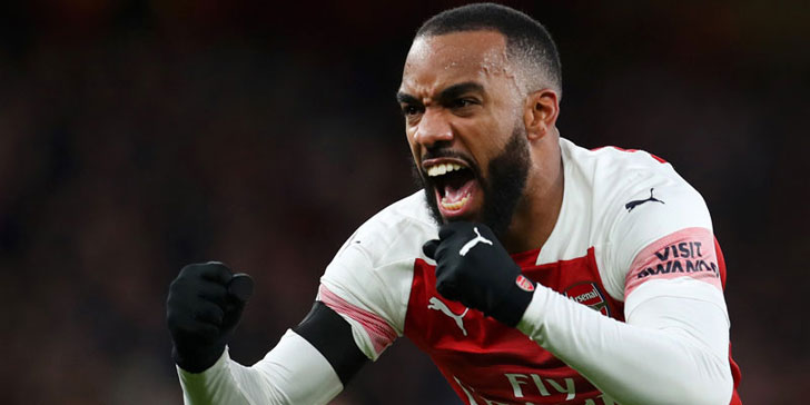 Arsenal forward Alexandre Lacazette