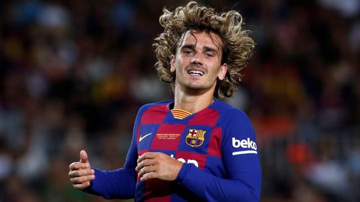 Antoine Griezmann in action for FC Barcelona.