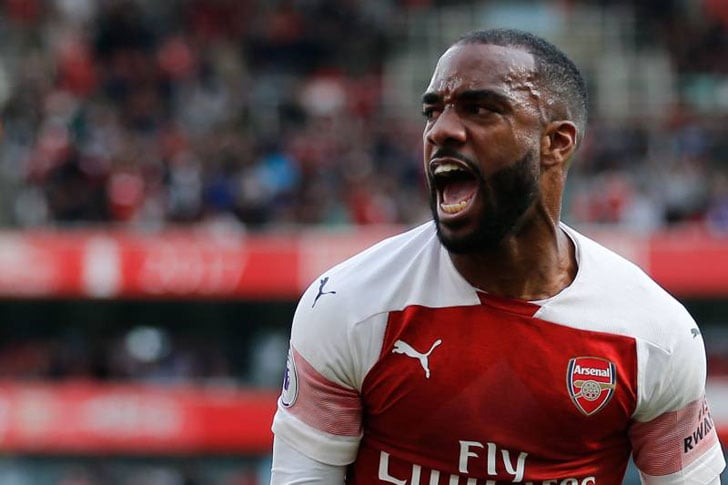 Arsenal forward Alexandre Lacazette