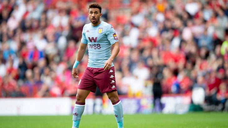 Aston Villa forward Mohamed Trezeguet Aston Villa forward Mohamed Trezeguet