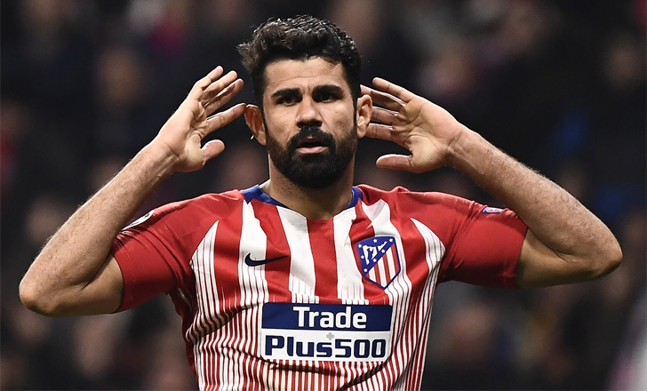 Atletico Madrid forward Diego Costa