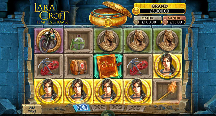 Lara Croft slot game