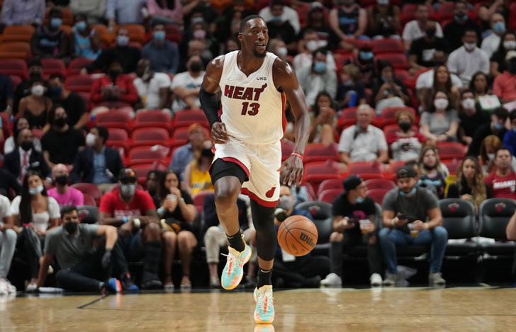 Miami Heat center Bam Adebayo Miami Heat center Bam Adebayo