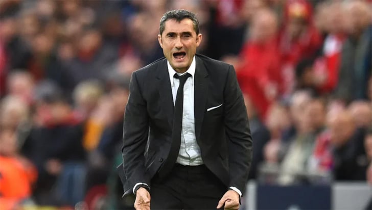 Barcelona manager Ernesto Valverde