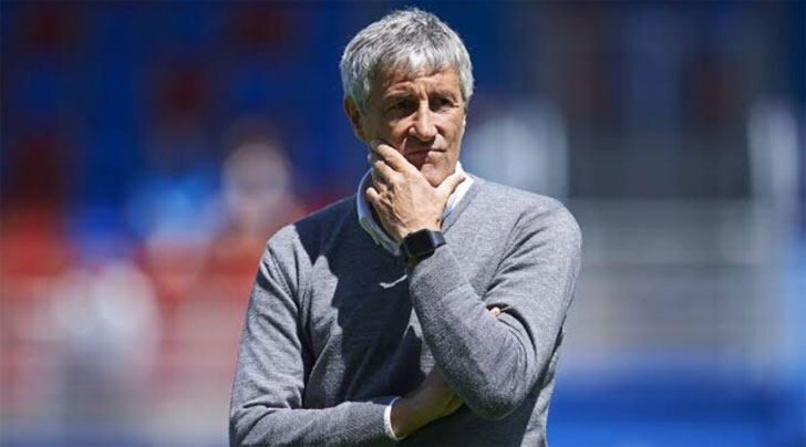 Barcelona manager Quique Setien