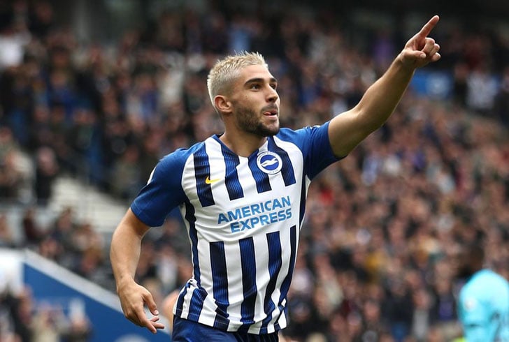 Brighton forward Neal Maupay