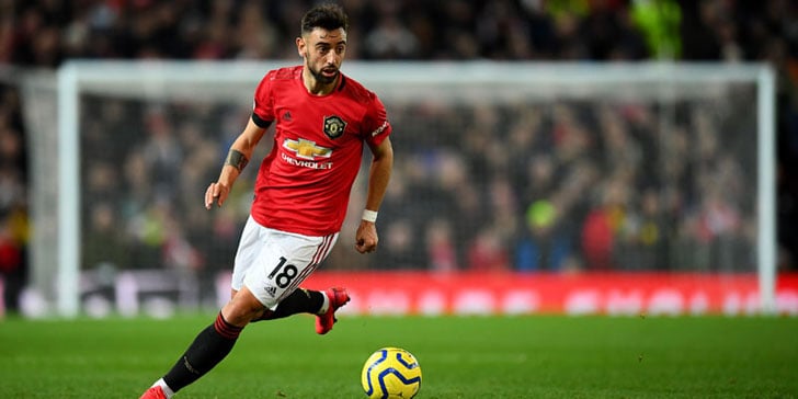 Manchester United midfielder Bruno Fernandes