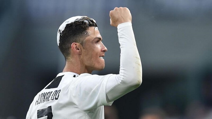 Cristiano Ronaldo in action for Juventus