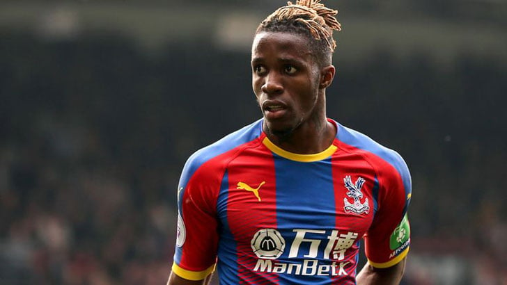 Crystal Palace forward Wilfried Zaha