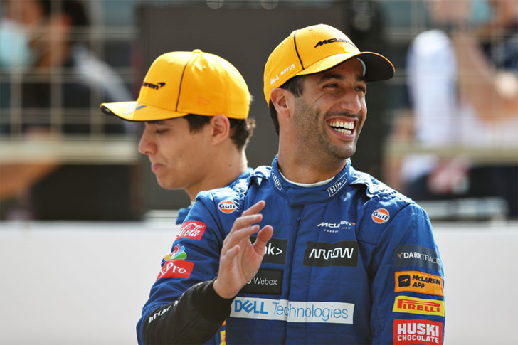 Daniel Ricciardo of McLaren