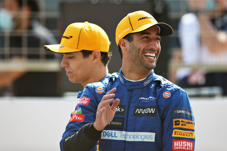Daniel Ricciardo of McLaren Daniel Ricciardo of McLaren