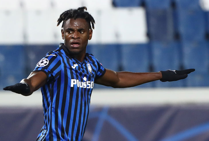 Atalanta forward Duvan Zapata