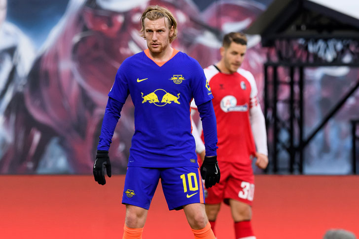 Emil Forsberg of Leipzig