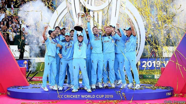 England win their maiden Cricket World Cup title