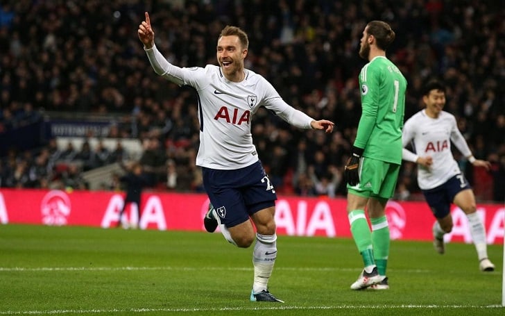 Christian Eriksen scores Tottenham's fastest goal