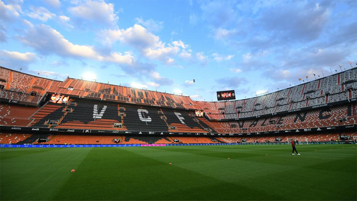 Estadio de Mestalla will host the clash