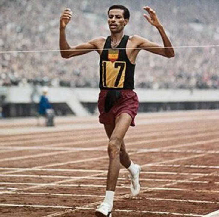 Ethiopian running legend Abebe Bikila