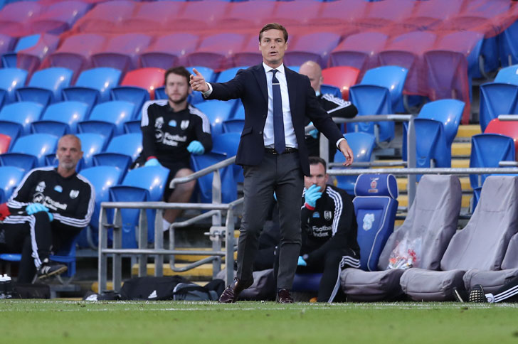 Fulham manager Scott Parker Fulham manager Scott Parker