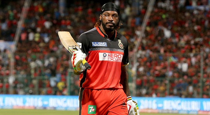 Chris Gayle hits 175 in the IPL