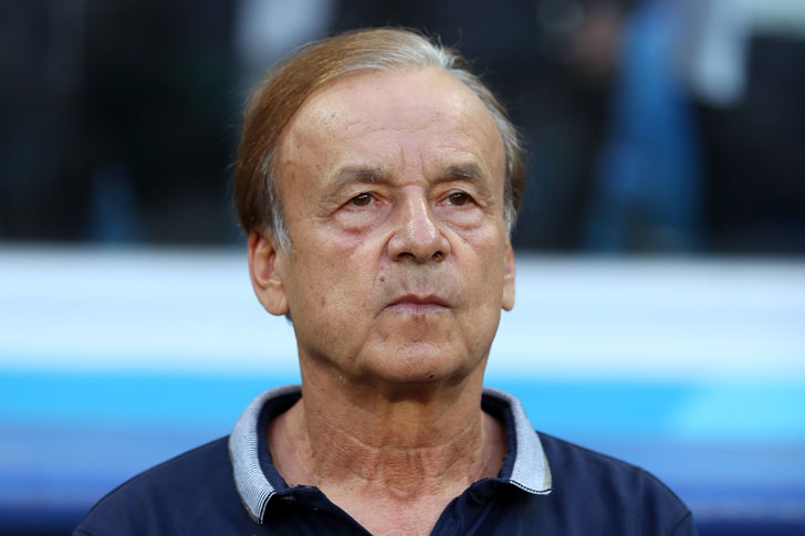 Gernot Rohr - Nigeria coach Gernot Rohr - Nigeria coach