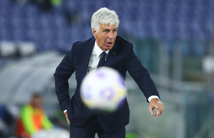 Gian Piero Gasperini - Atalanta manager Gian Piero Gasperini - Atalanta manager