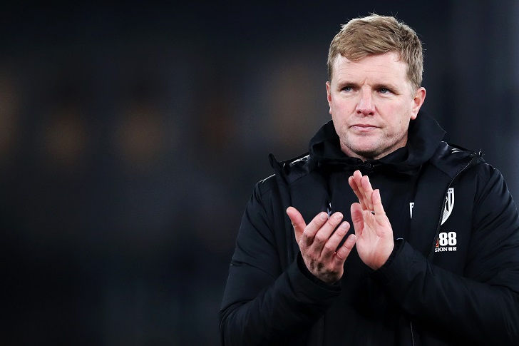 Eddie Howe the longest serving manager in the Premier League at the moment