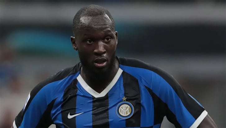 Internazionale forward Romelu Lukaku