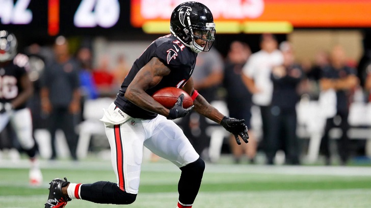 Julio Jones on the run for Atlanta Falcons