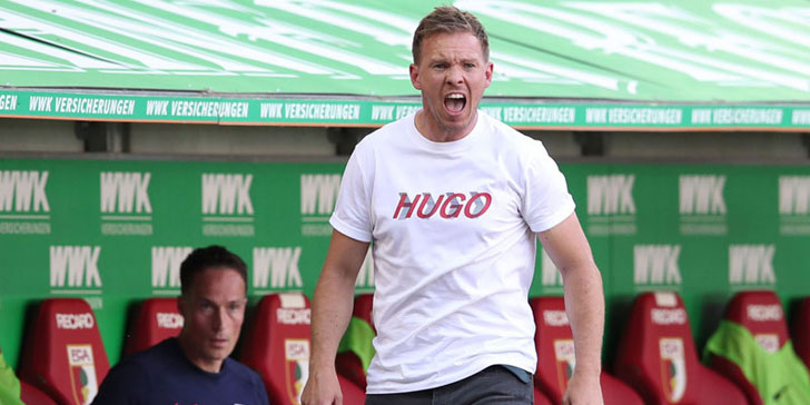 Bayern Munich head coach Julian Nagelsmann Bayern Munich head coach Julian Nagelsmann
