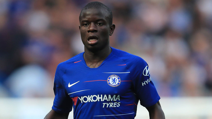 N'Golo Kante in action for Chelsea