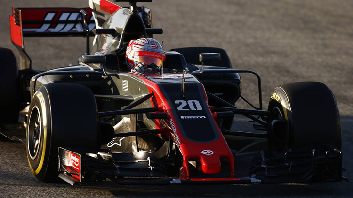 Kevin Magnussen of Haas.