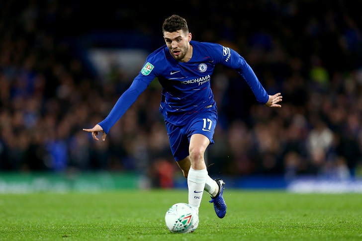 Mateo Kovacic dominates the midfield for Chelsea