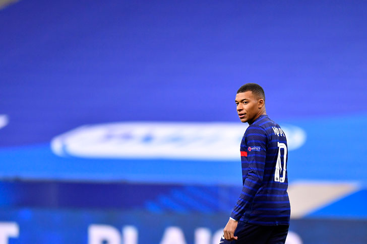Kylian Mbappe of France Kylian Mbappe of France