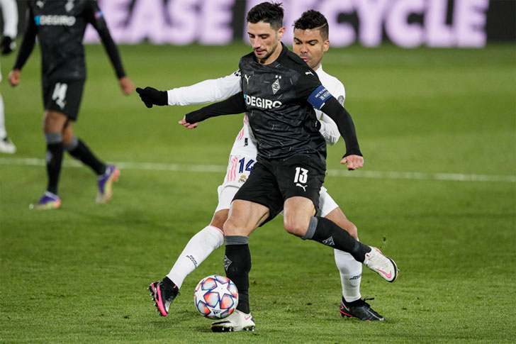 Lars Stindl of Monchengladbach Lars Stindl of Monchengladbach