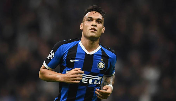 Lautaro Martinez in action for Inter Milan