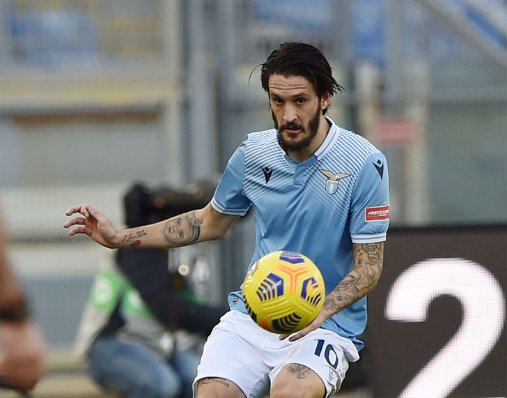 Lazio midfielder Luis Alberto Lazio midfielder Luis Alberto