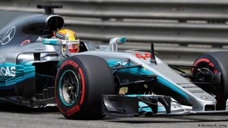 F1 World Championship leader Lewis Hamilton.