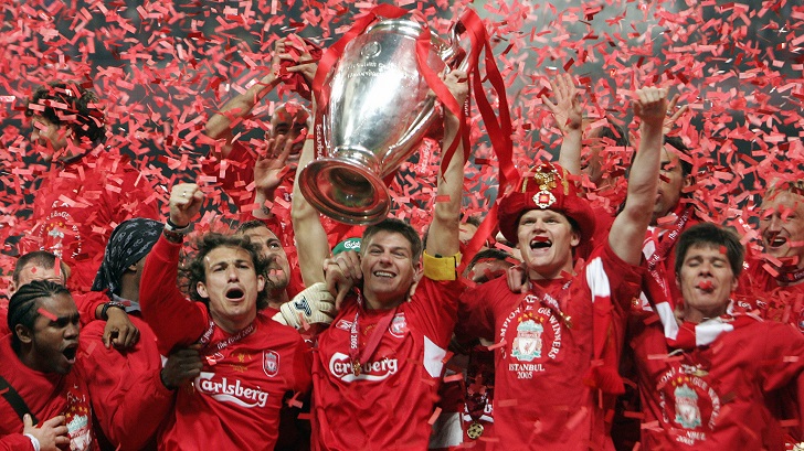 Liverpool 5 Champions League titles