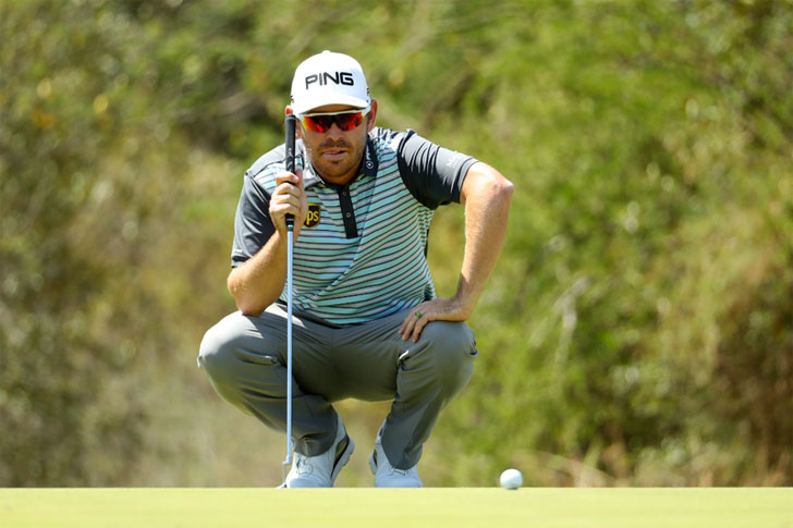 Louis Oosthuizen in action