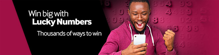 Win big with Lucky Numbers at Betway