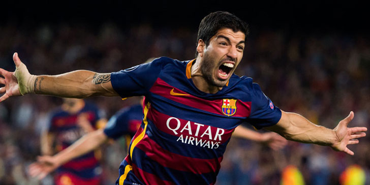 Barcelona forward Luis Suarez