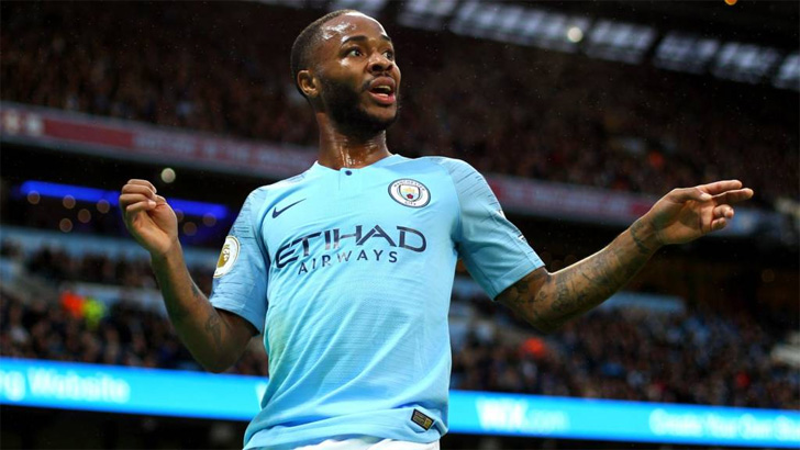 Manchester City forward Raheem Sterling