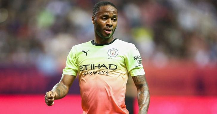 Manchester City forward Raheem Sterling