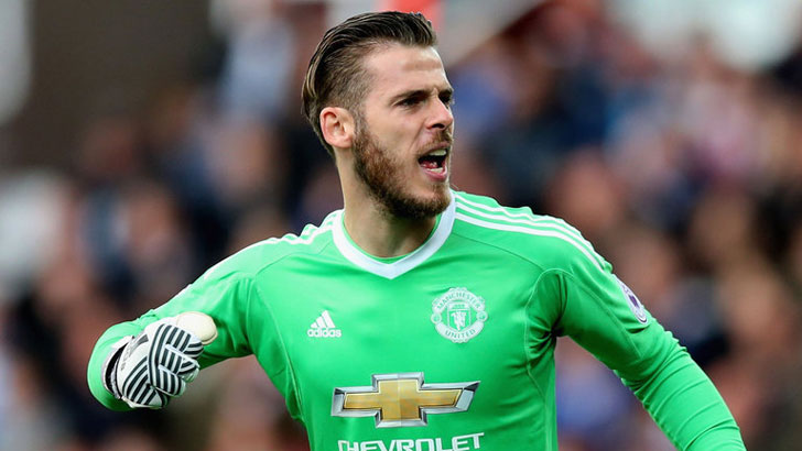 David de Gea in action for Man United