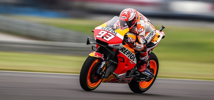 Jorge Lorenzo’s Honda teammate Marc Marquez.