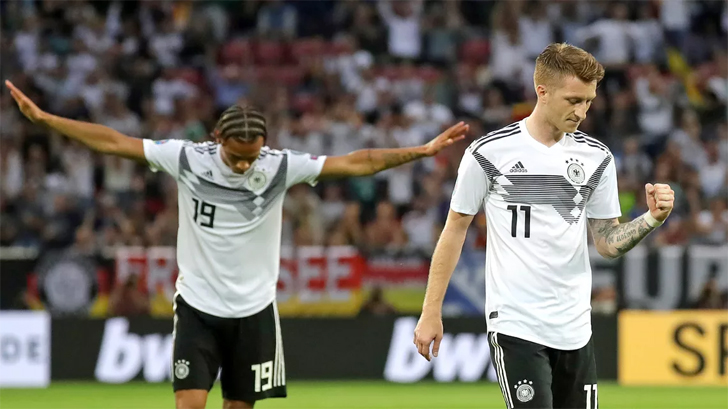 Marco Reus in action for Germany.