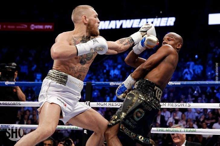 McGregor vs Mayweather in the Money Fight